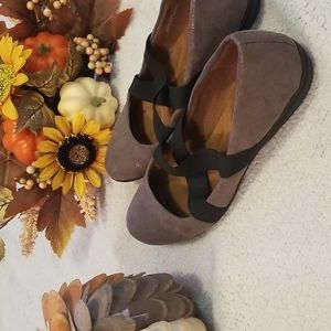 Eurosoft by Sofft, Metallic Comfort Flats, Size 9.5